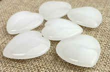 Chalcedony Quartz Heart Charm
