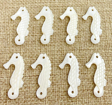 Mother of Pearl Seahorse Charm