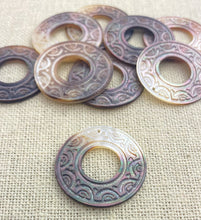 Mother of Pearl Circle Charm