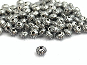 Corrugated Saucer Bead w/1.1mm Hole