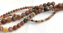 Plum Jasper Bead Strand