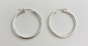 Sterling Silver Hoop Earrings
