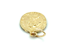 14KGF Saint Christopher Charm , Sku#1732-C