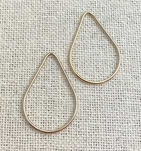 14k GF Teardrop Jump Ring 1.02x29x20mm CL