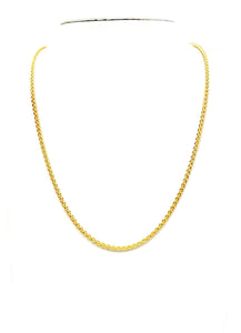 18” 20” 22” 24” 14K Gold Filled Wheat Chain , Sku#SM473