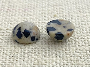 Dalmatian Jasper Circle Cabochon