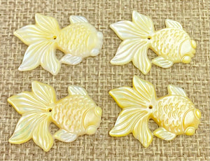 Mother of Pearl Fish Charm
