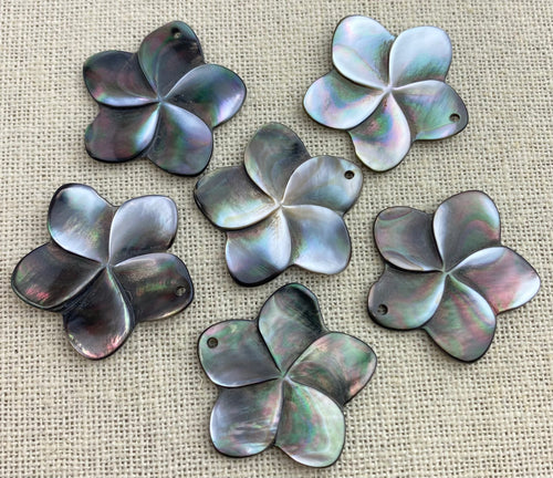 Mother of Pearl Flower Charm