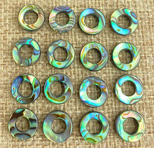 Abalone Circle Charm
