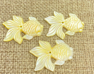 Mother of Pearl Fish Charm