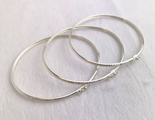 7.5” 3mm DC Bangle w/Clasp, Sterling Silver, 50213175L