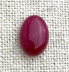 Ruby Oval Cabochon