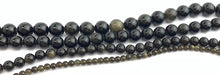 Golden Obsidian Bead Strand