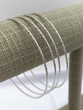 SS Sparkle Wire Stacking Bangle