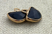 Onyx Gold Plated Charm