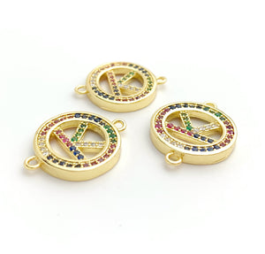 Gold Plated Initial Charm