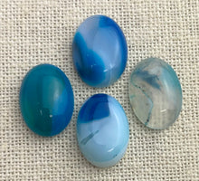Blue Lace Agate Oval Cabochon