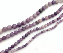 Purple Mica Bead Strand
