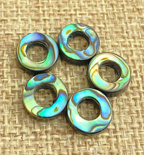 Abalone Circle Charm