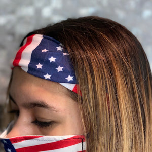 USA Flag Face Mask, Neck Gaiter, Scarf, etc