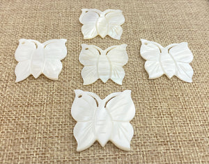 Mother of Pearl Butterfly Charm
