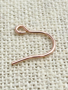 14k RGF Ear Wire .028” (0.71mm)