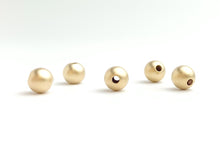 14k Gold Filled 5mm Sandblast Bead