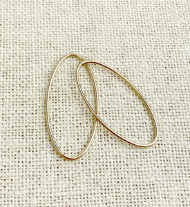 14k Gold Filled Oval Jump Ring 19ga 0.89x30x15mm CL