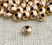 14k GF Saucer Bead 5.5x3.3mm (1.7mm Hole)