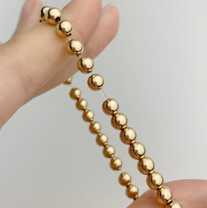 14k Gold Filled Beaded Stretchy Bracelet