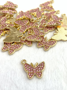 Gold Plated Butterfly Charm