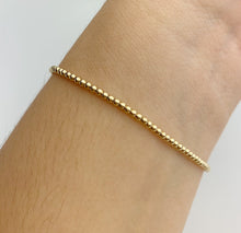 14k Gold Filled Beaded Stretchy Bracelet