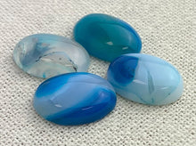 Blue Lace Agate Oval Cabochon