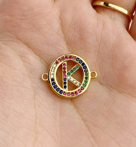 Gold Plated Initial Charm