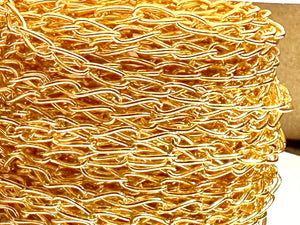 3mm Elongated Curb Chain, 14k Gold Filled, Sterling Silver, Sku#S3304C