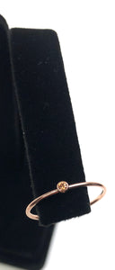 14kRGF 2mm Champagne Stacking Ring