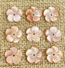 Mother of Pearl Flower Charm