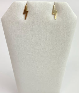 14k Gold Filled Lightning Stud Earring