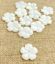 Mother of Pearl Flower Charm Sku#M66