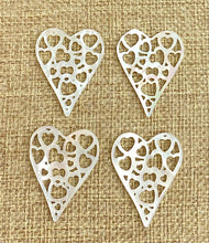 Mother of Pearl Heart Charm