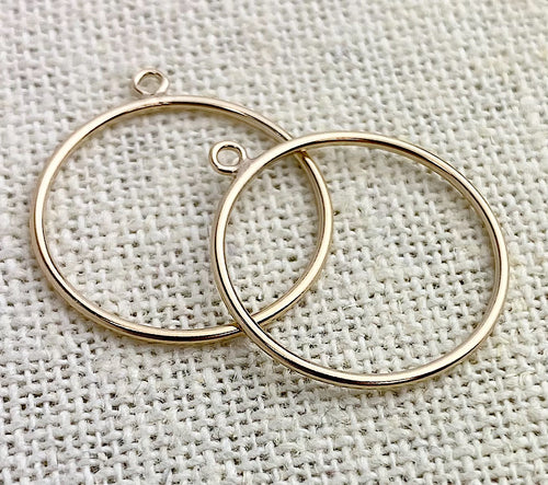 20mm Gold Filled Round Drop