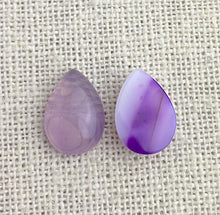Purple Banded Agate Cabochon