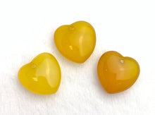 Yellow Quartz Heart Charm Sku#M2195