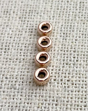 Rose Gold Filled Rondelle 4.0x2.1mm (1.2mm Hole)