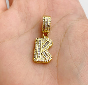 Gold Plated “K” Initial Pendant