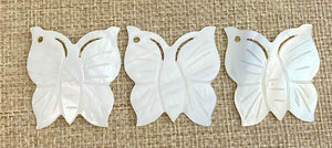 Mother of Pearl Butterfly Charm