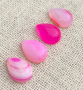 Rose Banded Agate Cabochon