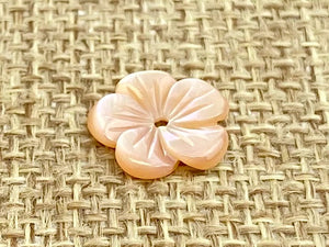 Mother of Pearl Flower Charm