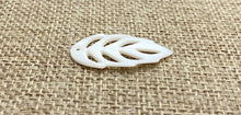 Mother of Pearl Leaf Charm