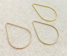 14k Gold Filled Teardrop Jump Ring CL 1.02x37.5x25mm